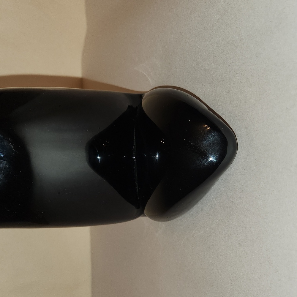 ARCHIMEDE SEGUSO MURANO Glass Chinese Figurine Chinese Kneeling Black - Picture 6 of 10